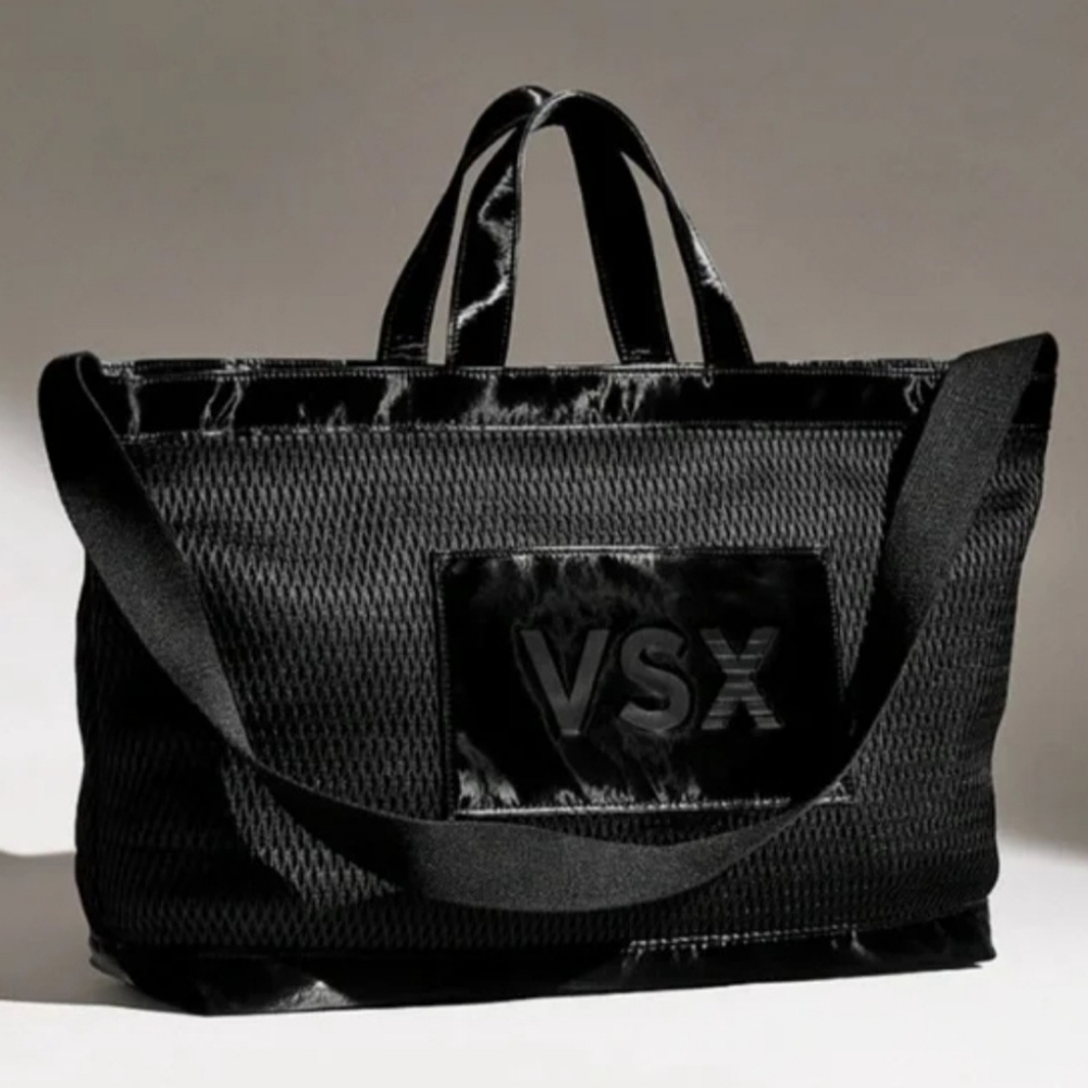 Victoria's Secret VSX Black Mesh Tote or Travel Bag
